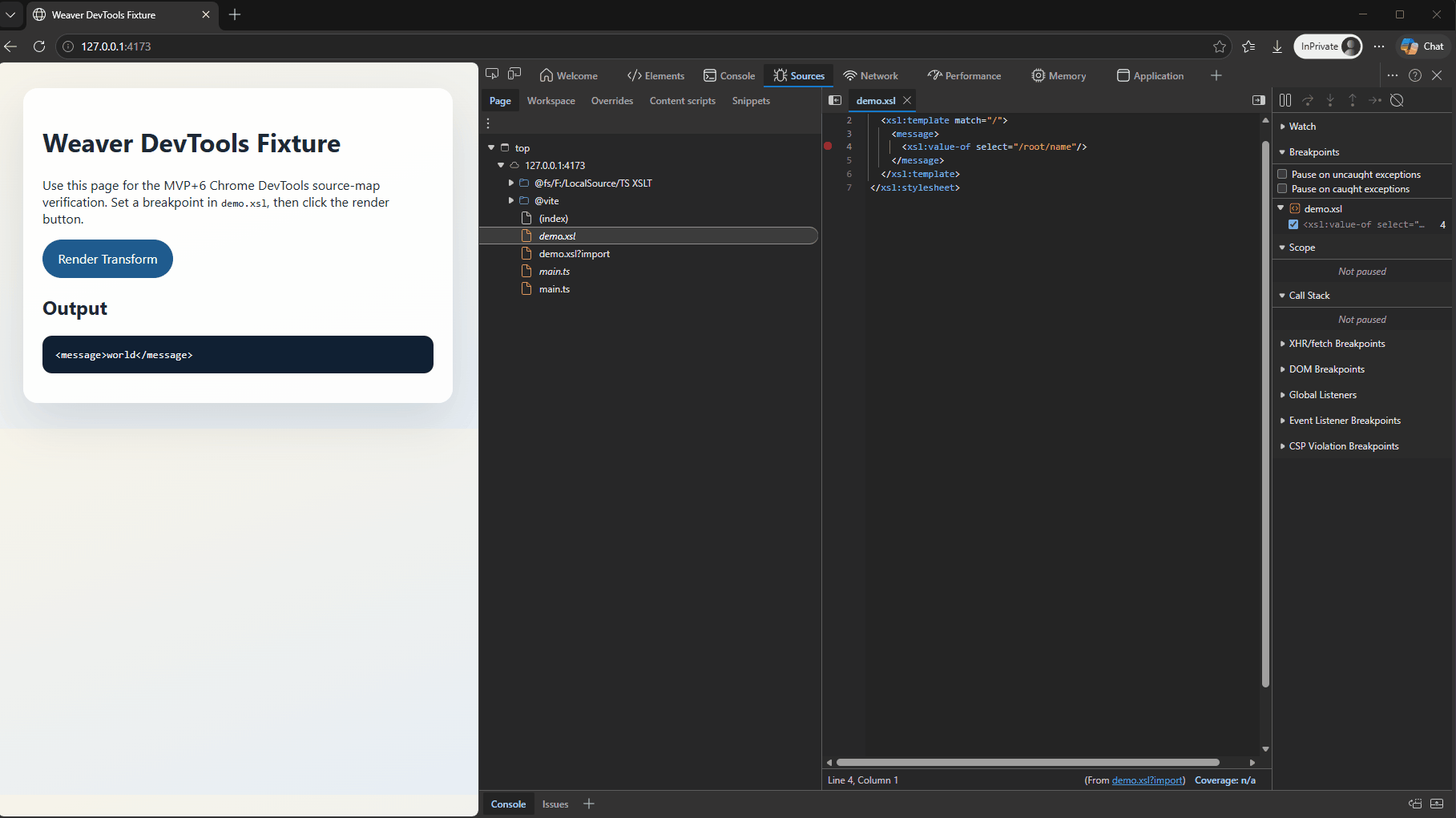 MVP+6 DevTools verification GIF